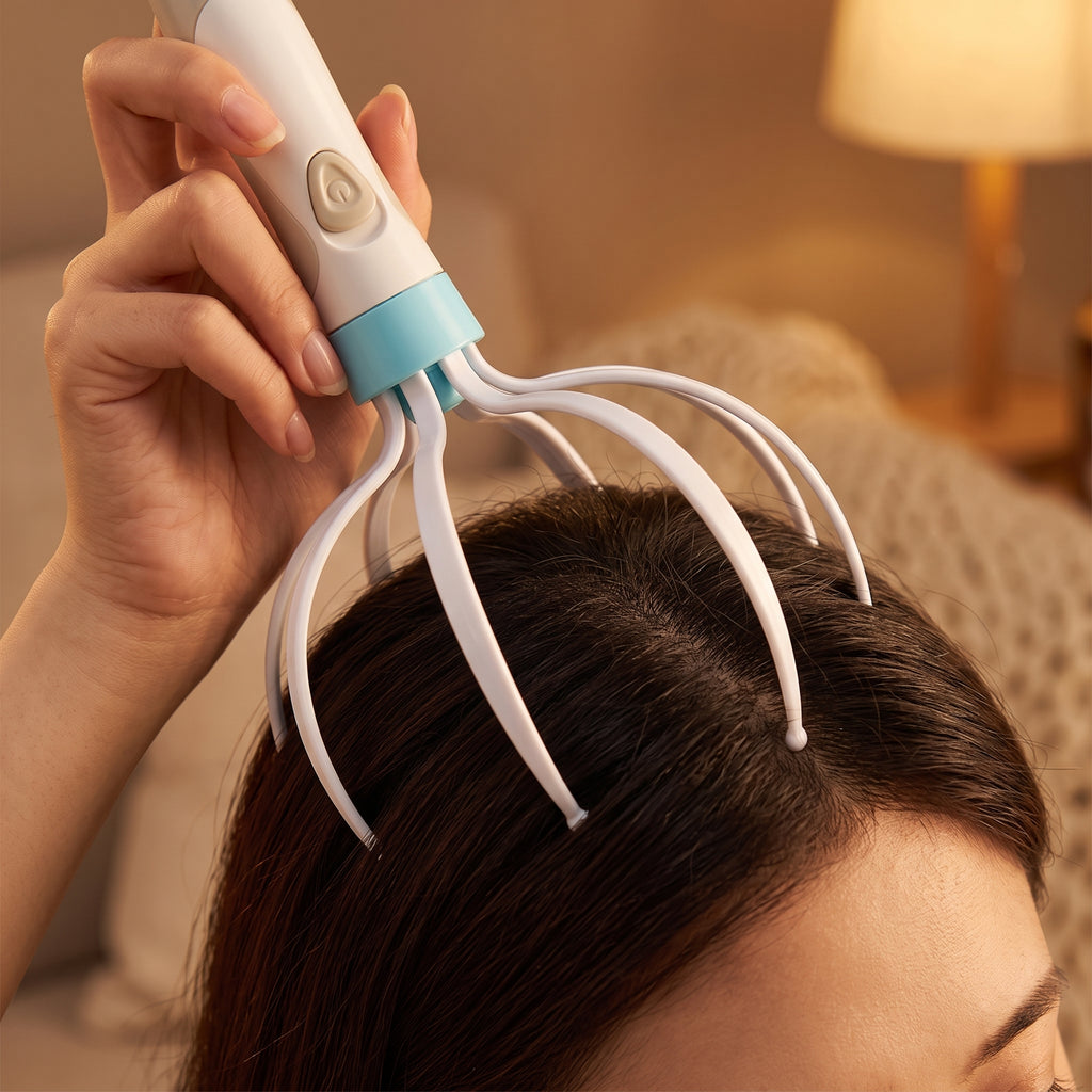 Electric Head Massager — Deep Scalp Relaxation & Stress Relief