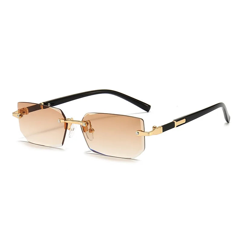 Luxury Rimless Sunglasses Summer Edition