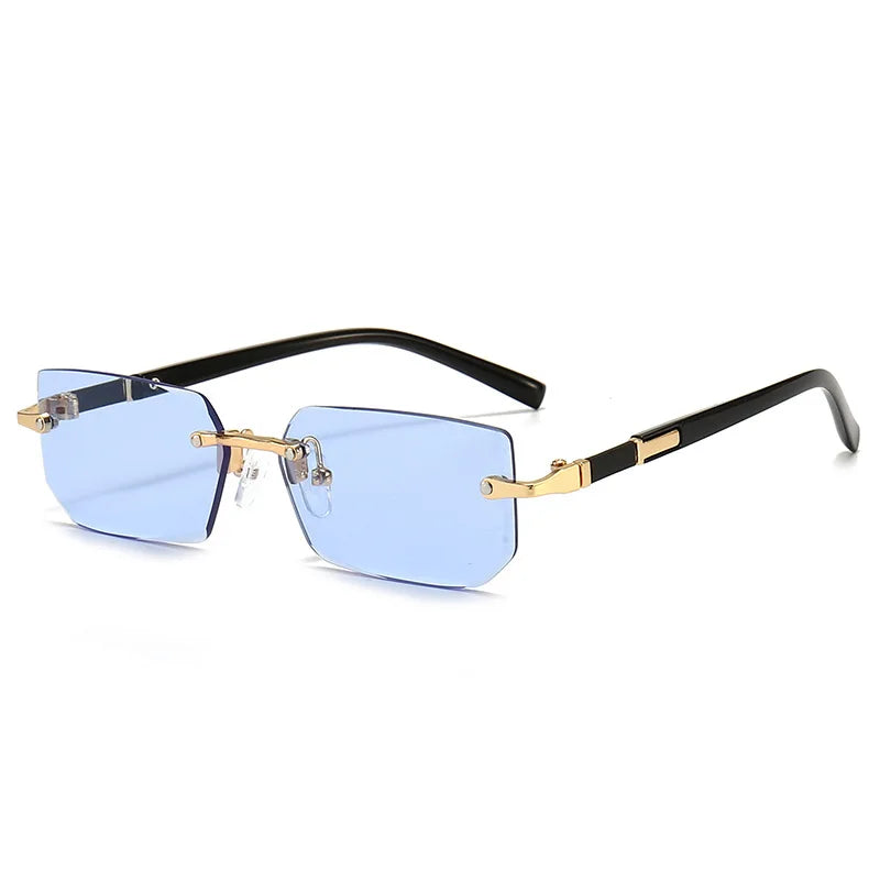 Luxury Rimless Sunglasses Summer Edition