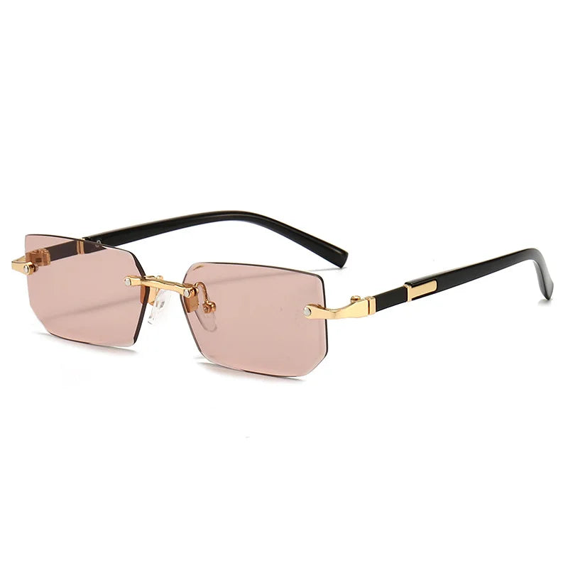 Luxury Rimless Sunglasses Summer Edition