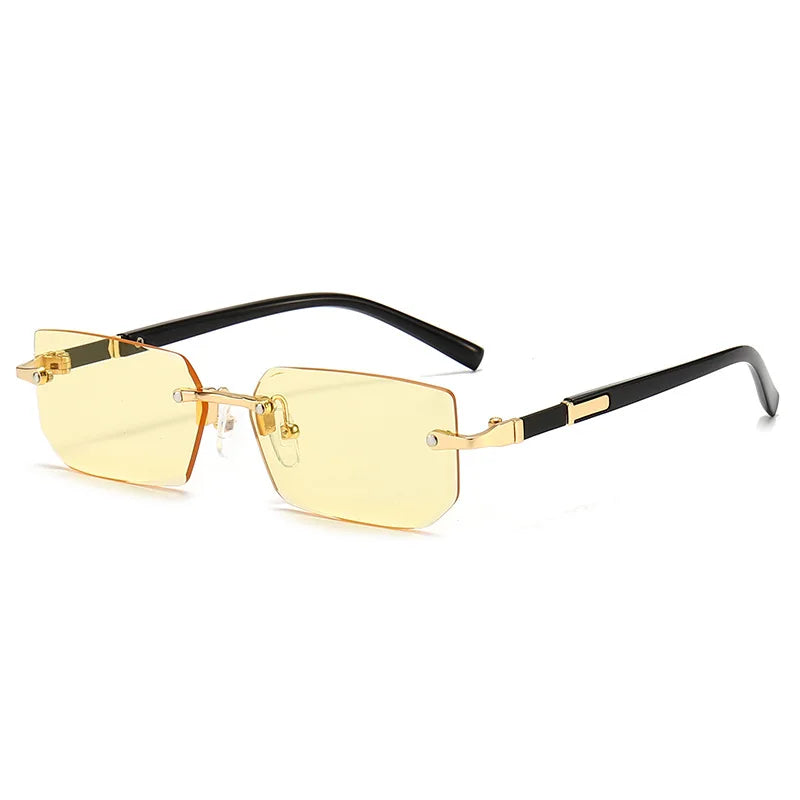 Luxury Rimless Sunglasses Summer Edition