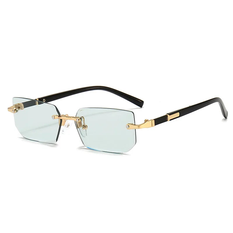 Luxury Rimless Sunglasses Summer Edition