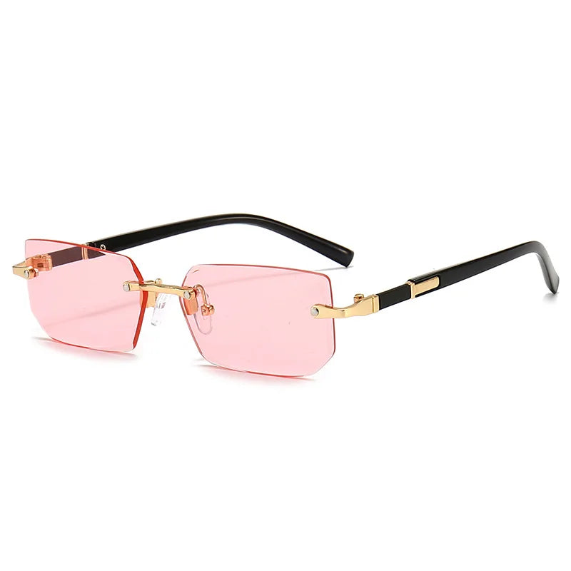 Luxury Rimless Sunglasses Summer Edition