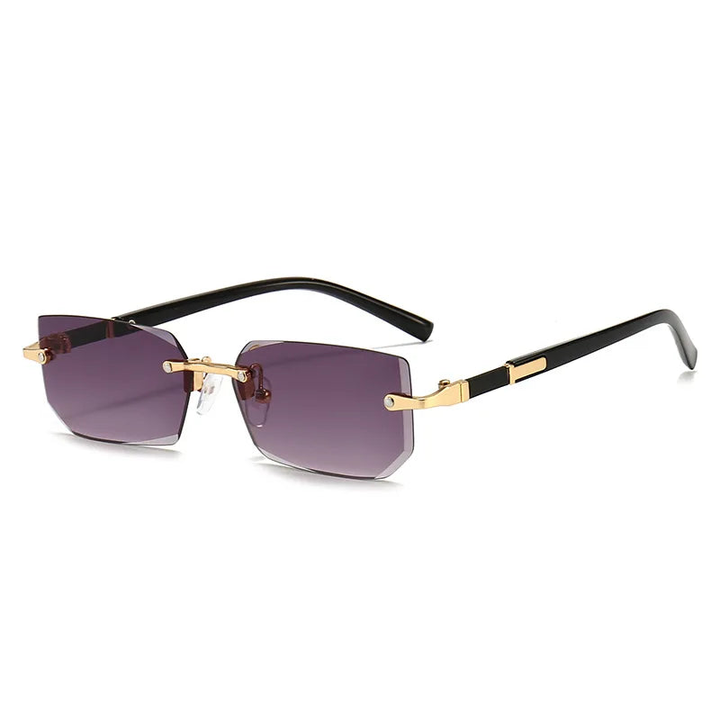 Luxury Rimless Sunglasses Summer Edition