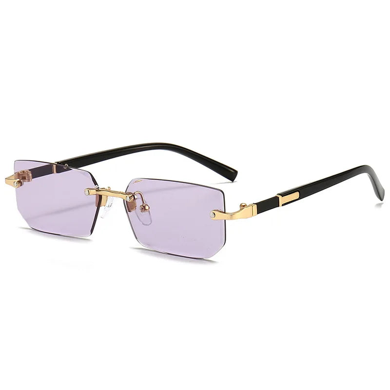 Luxury Rimless Sunglasses Summer Edition