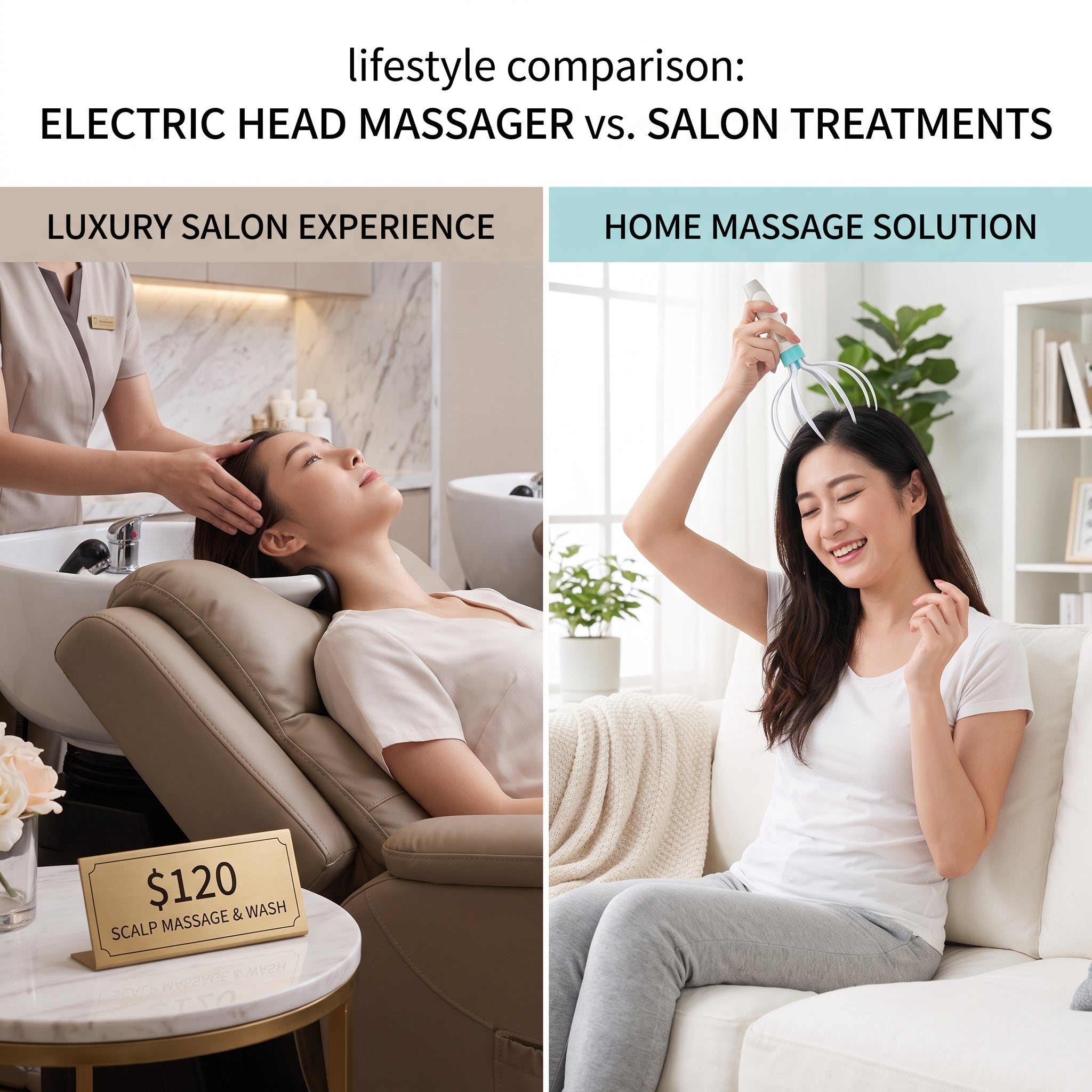 Electric Head Massager — Deep Scalp Relaxation & Stress Relief